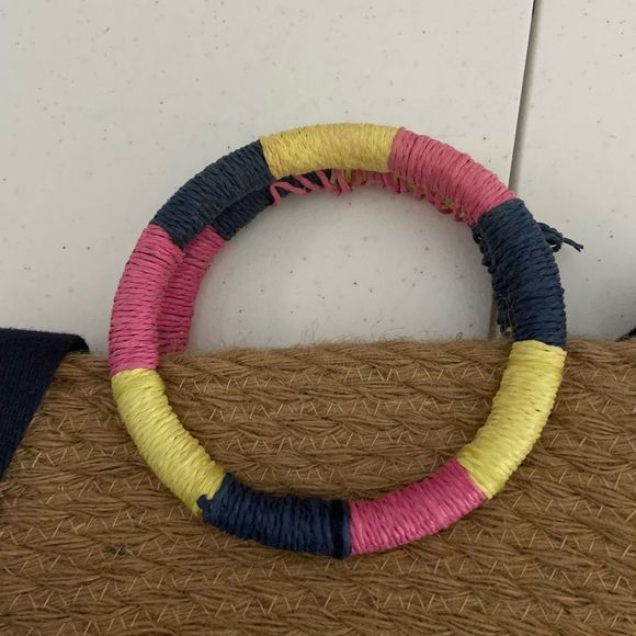 Gap Jute Bag Circular Handles & Shoulder Straps - Picture 5 of 7